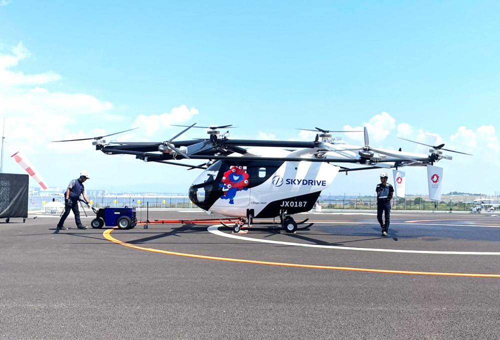 大阪・関西万博「空飛ぶクルマとドローンの運航調整実証」4